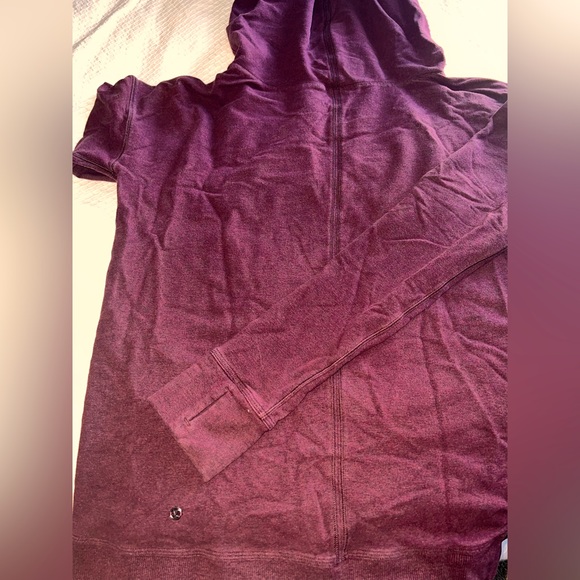 lululemon athletica Tops - Lululemon Hooded Sweatshirt SIZE: 12 COLOR: Maroon